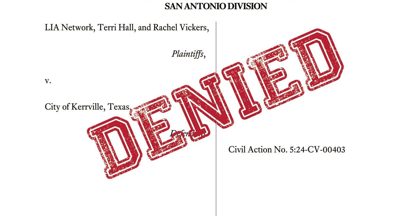 Judge denies We The People, Liberty in Action motions in lawsuit against City of Kerrville - Vimarsana News
