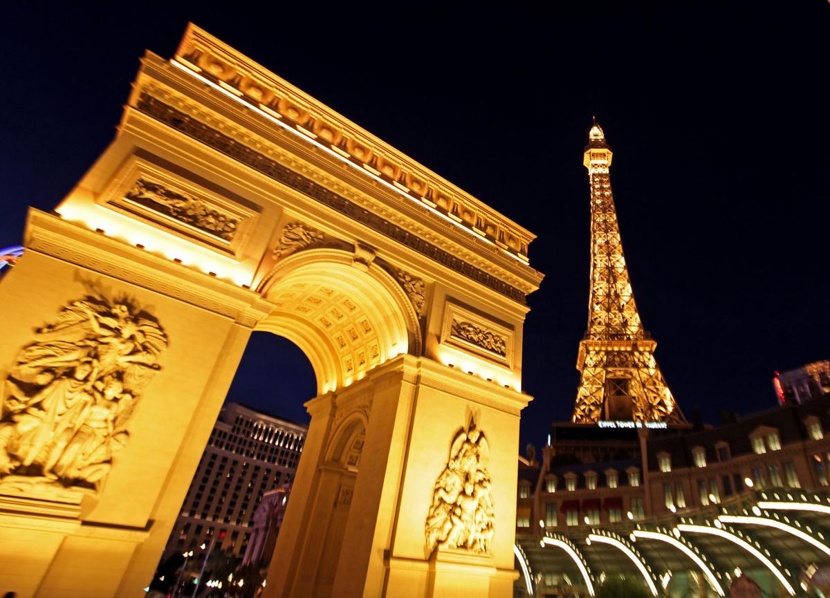 A view of Paris Las Vegas, a hotel and casino located on the Las Vegas Strip in Las Vegas, Nevada, on Dec. 6, 2013. The property is owned and operated by Caesars Entertainment Corp.