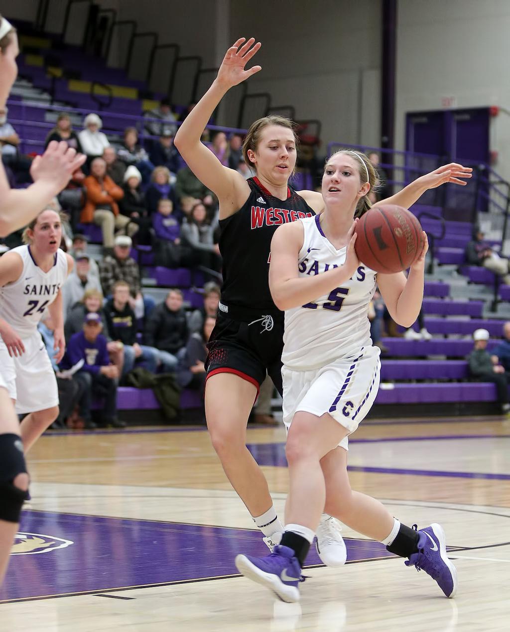 No 24 Carroll College Saints Women S Basketball Vs No 6 Lewis