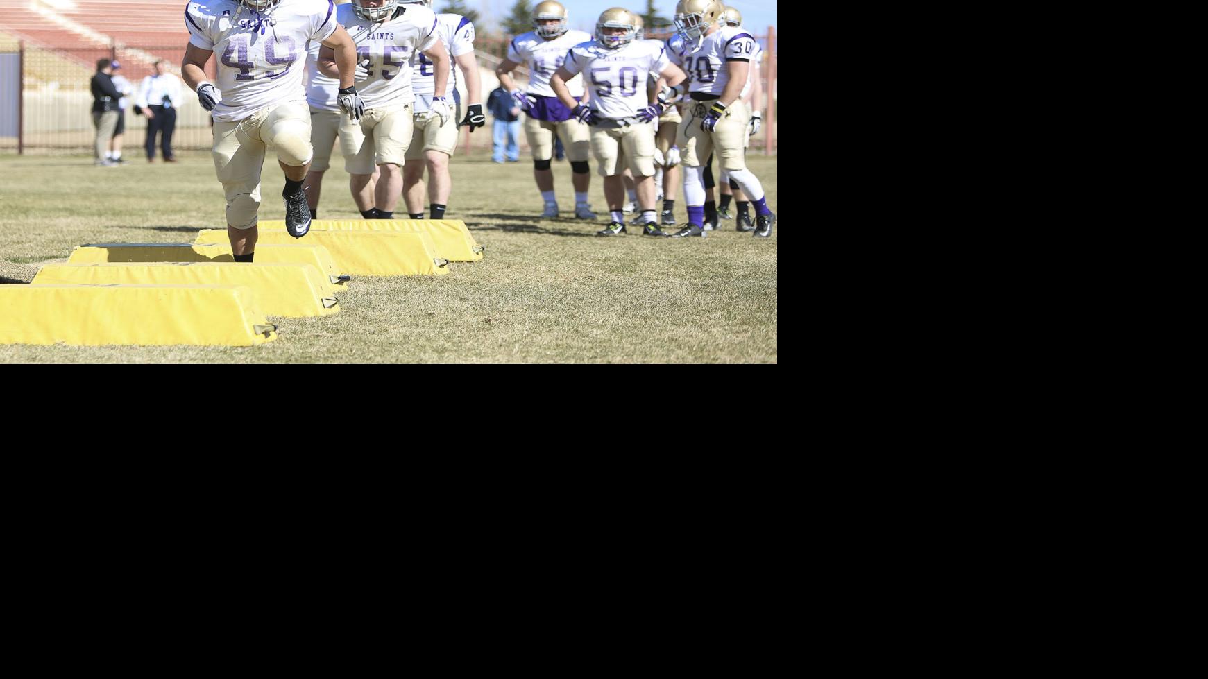 Photos Carroll College football spring practice Carroll Football