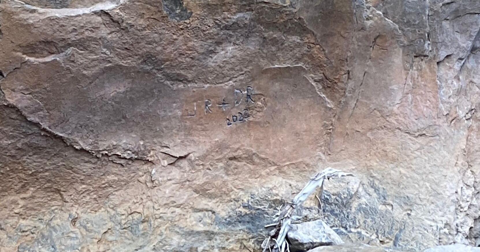 Officials seeking info on vandalism to Hellgate Pictographs
