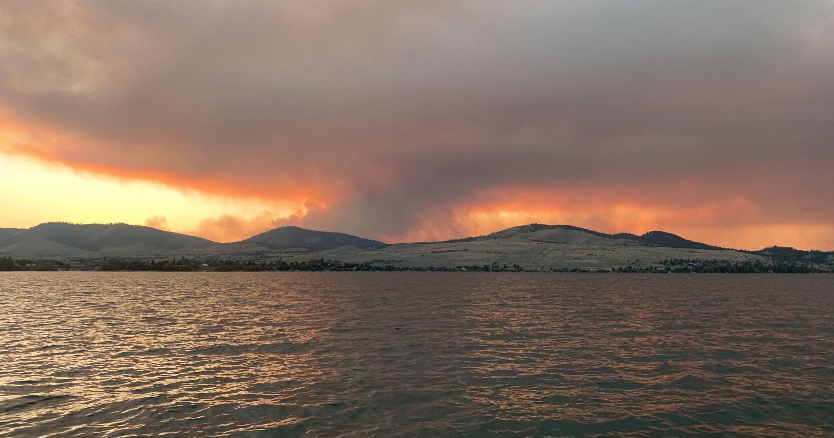 UPDATE: Fire advances on Elmo, Flathead Lake - Vimarsana News