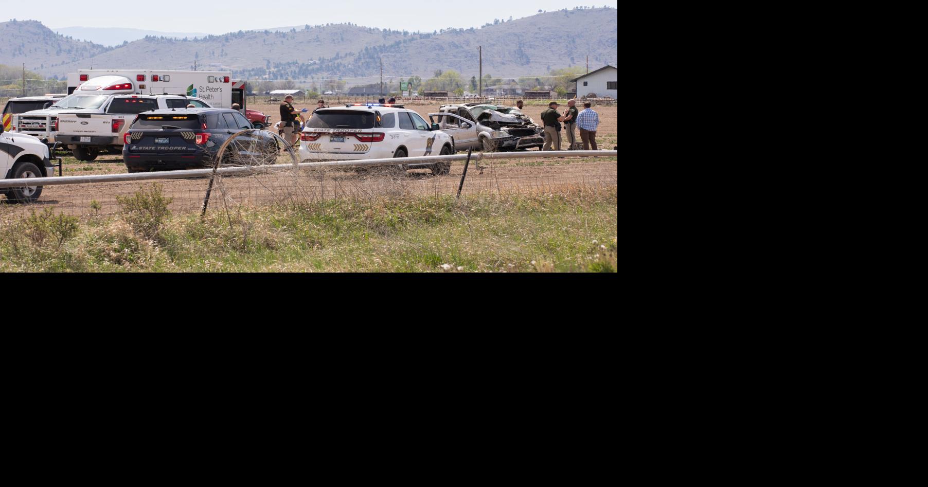 3 taken into custody, injured in Helena Valley rollover crash following MHP pursuit