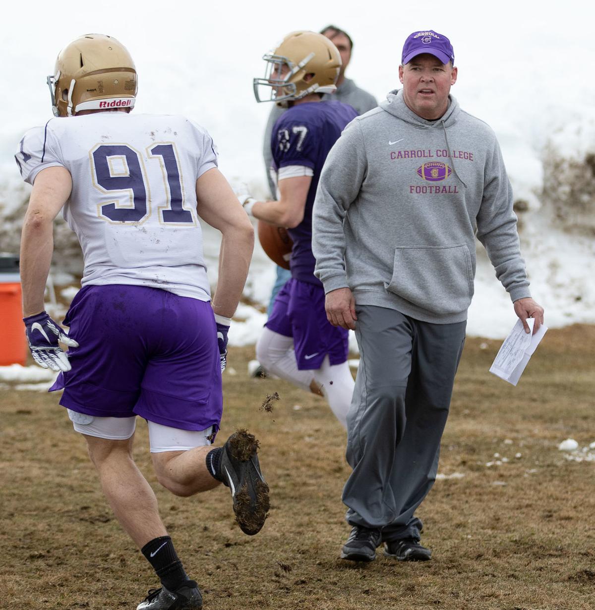First Troy Purcell Practice Full Of Energy For Carroll College