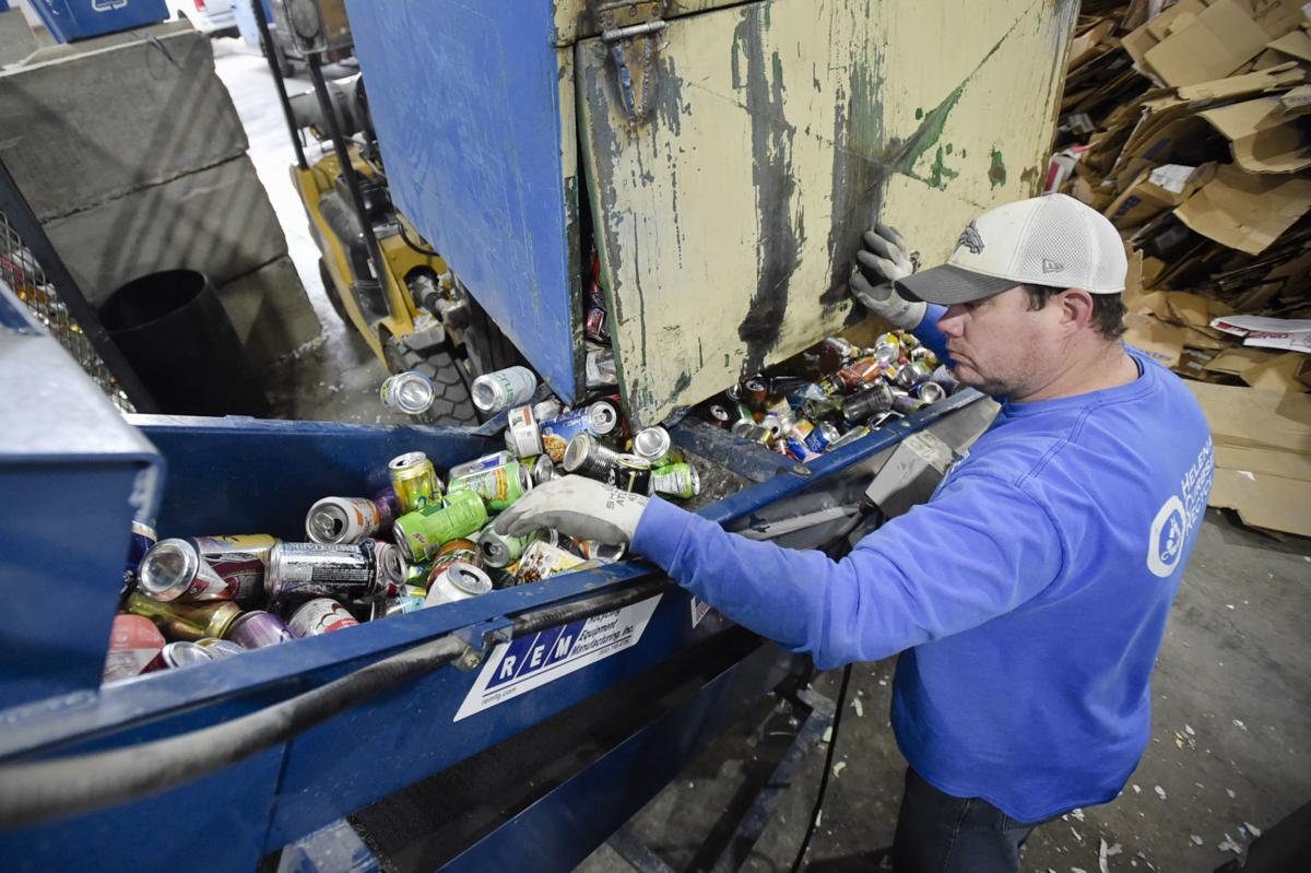 Josh Pocha Runs Recycled Cans Through A Separator Josh Pocha Runs Recycled Cans Through A Separator