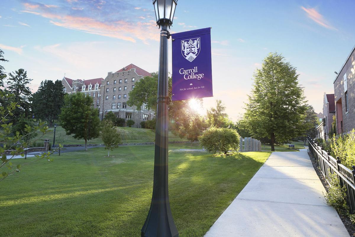 Carroll College stock image