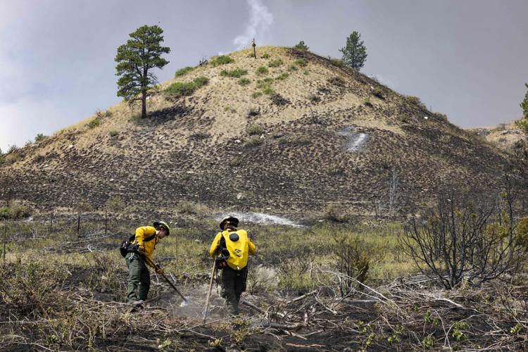 Private contract firefighters with Wildfire Defense Systems
