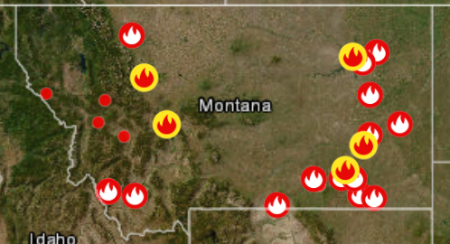 Wildfire near of Helena grows to 168 acres