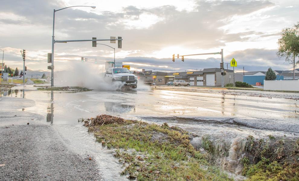 Flash flood sends water flowing through downtown Helena