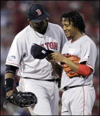 Pedro Martinez Sky Point 2004 World Series Boston Red Sox Photo