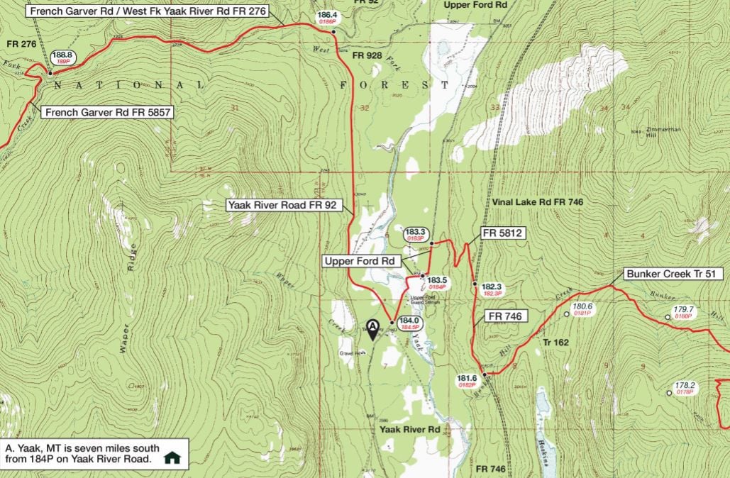 pacific northwest trail map