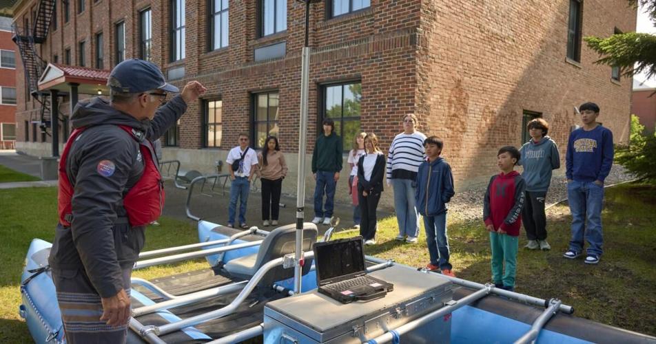 At MSU GIS Day, rural Montana students learn about mapping skills and career paths