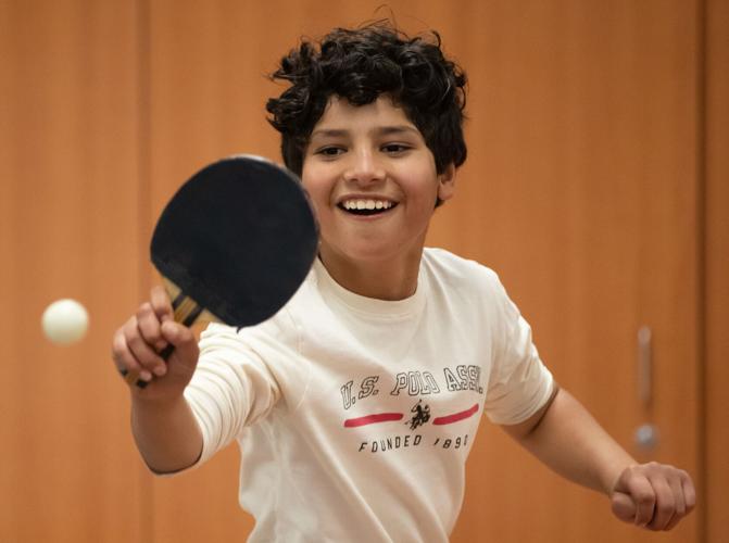 Pingpong event for Helena Refugees