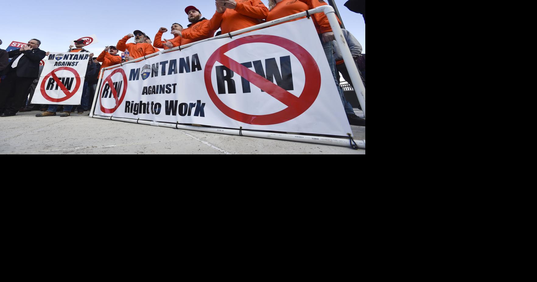 Labor groups show up in force to oppose 'right to work' proposal
