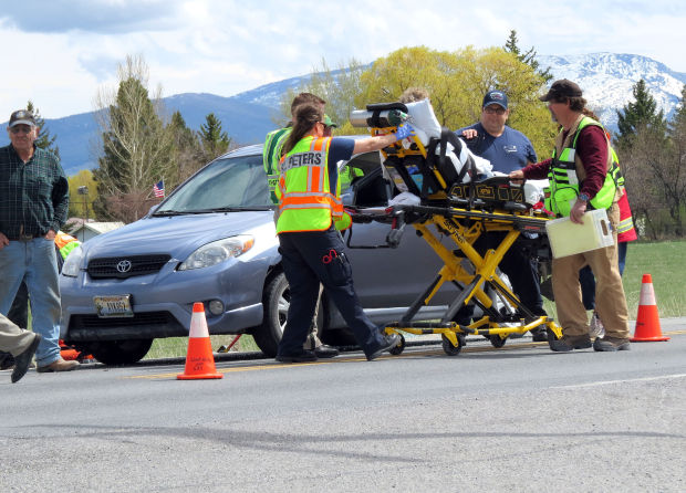 Three Car Crash On North Montana Avenue Sends Woman To Hospital