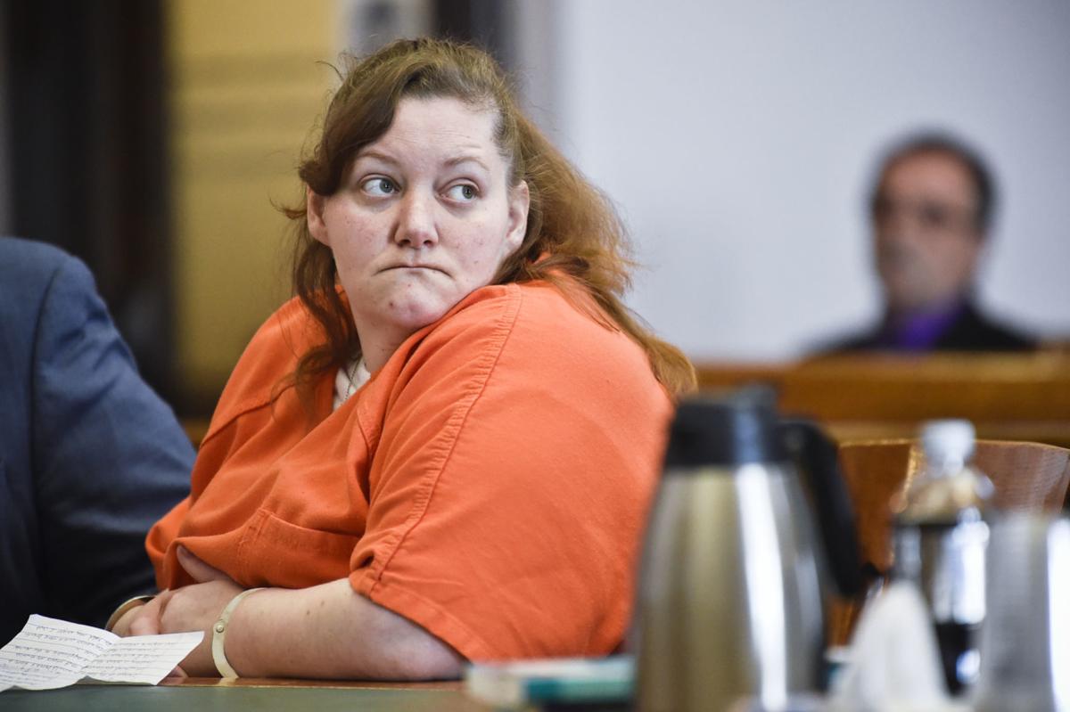 Kim Feigert appears before Judge Kathy Seeley in the Lewis and Clark County Courthouse Tuesday.