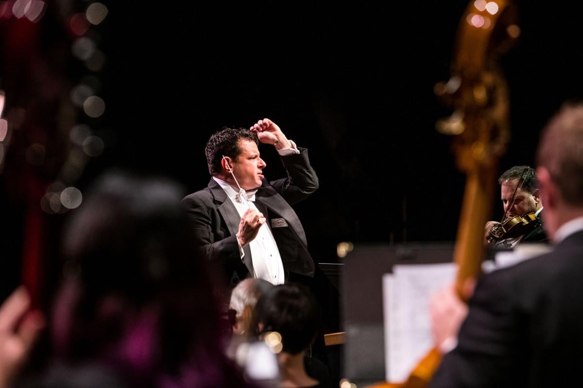 Allan R. Scott conducts the Helena Symphony in this provided photo.