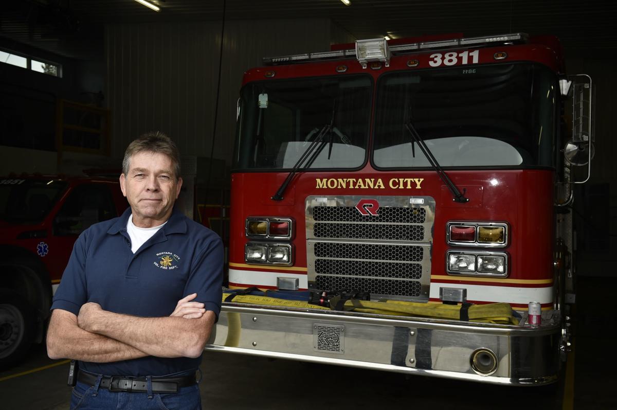 Retired Montana City Fire Chief Rick Abraham poses for a photo