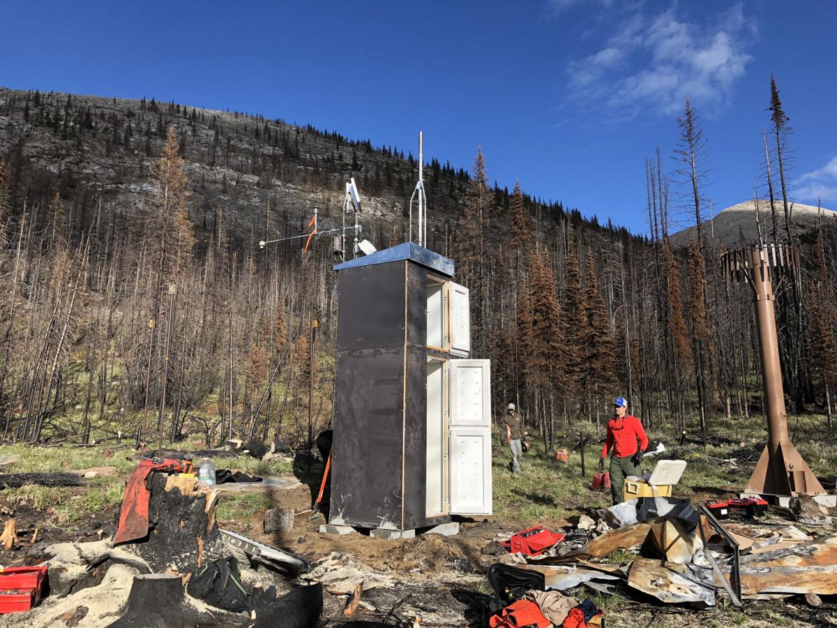 SNOTEL near Glacier National Park that burned in wildfire rebuilt for