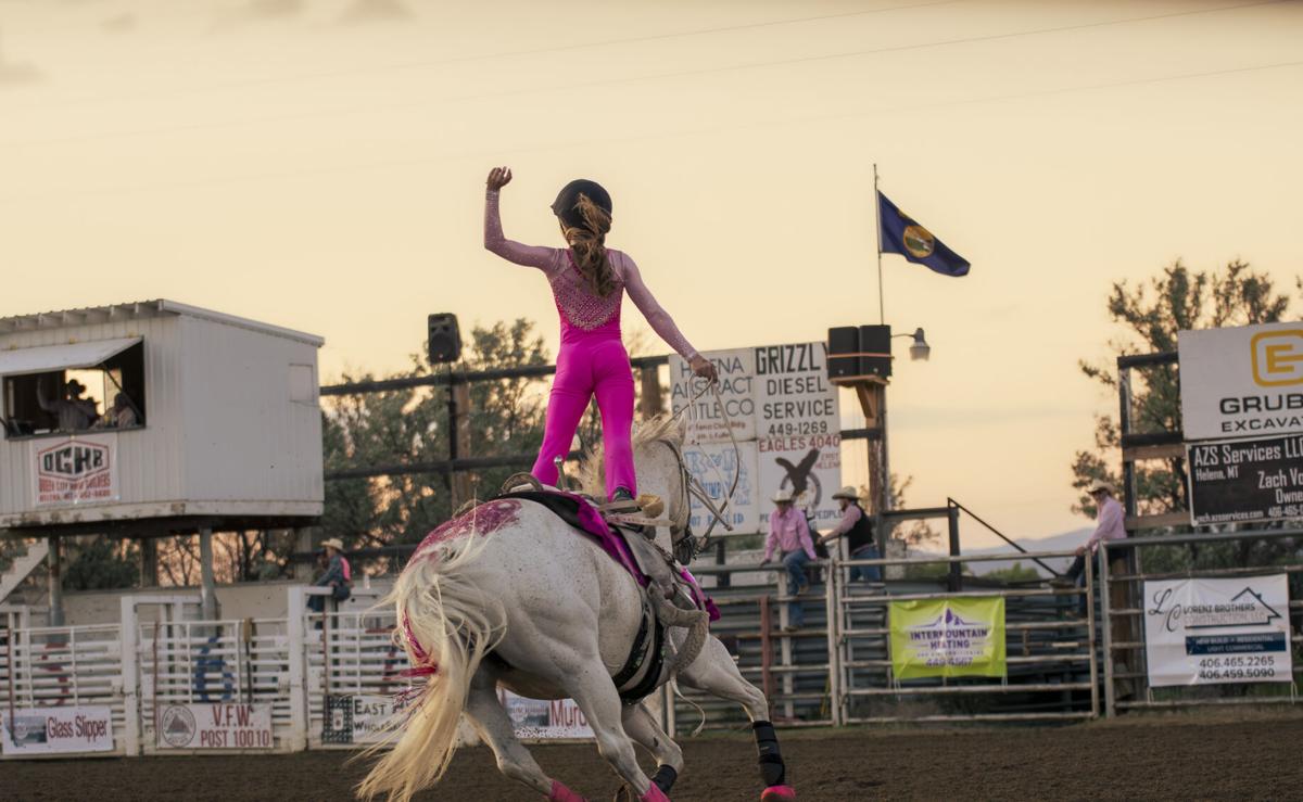 Young trick riders wow crowd at East Helena Rodeo