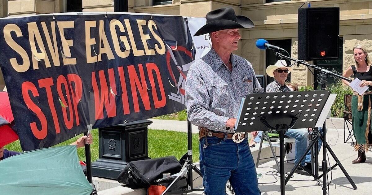 Wind energy critics rally at WY Capitol, warn of a ‘Wyoming Wind Wall’
