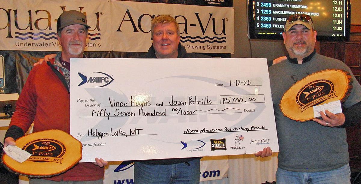 Ice fishing winners