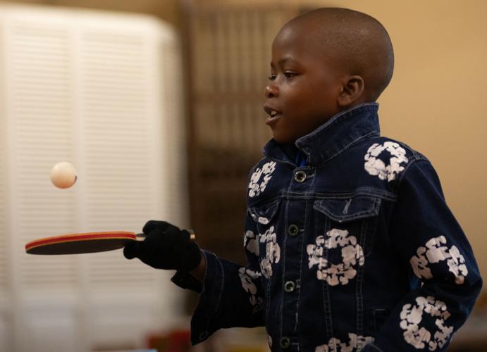 Pingpong event for Helena Refugees