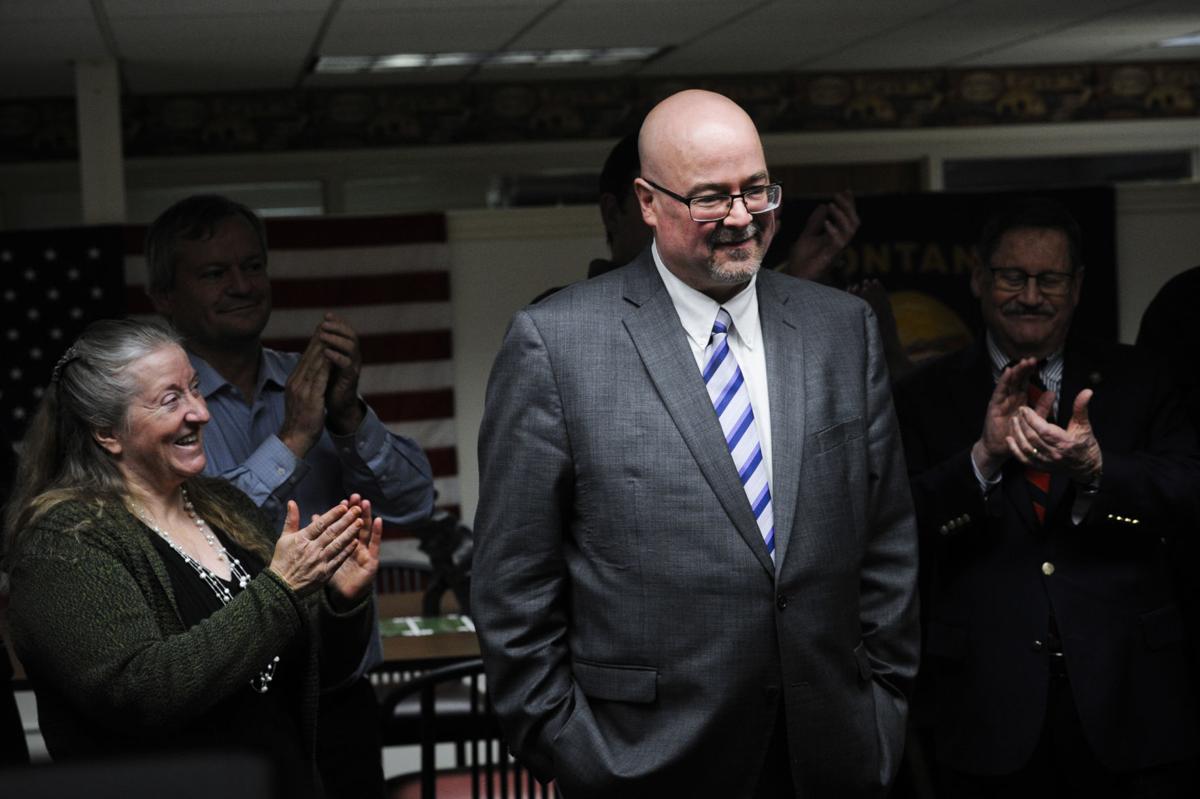 Bowen Greenwood, current clerk of the Montana Supreme Court, announces his candidacy for secretary of state