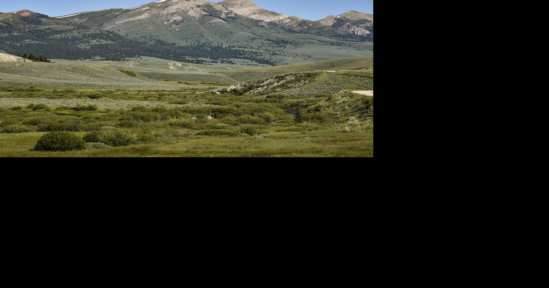 The Snowcrest mountains in Southwest Montana
