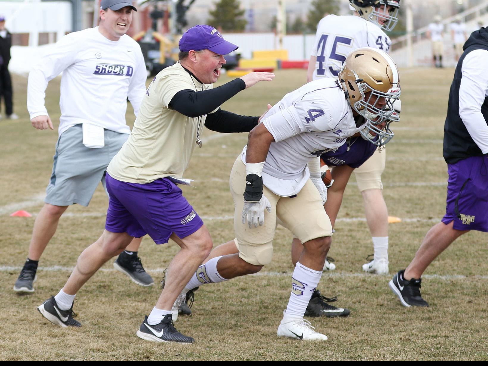 Carroll College Football Puts On Full Pads For The First Time This