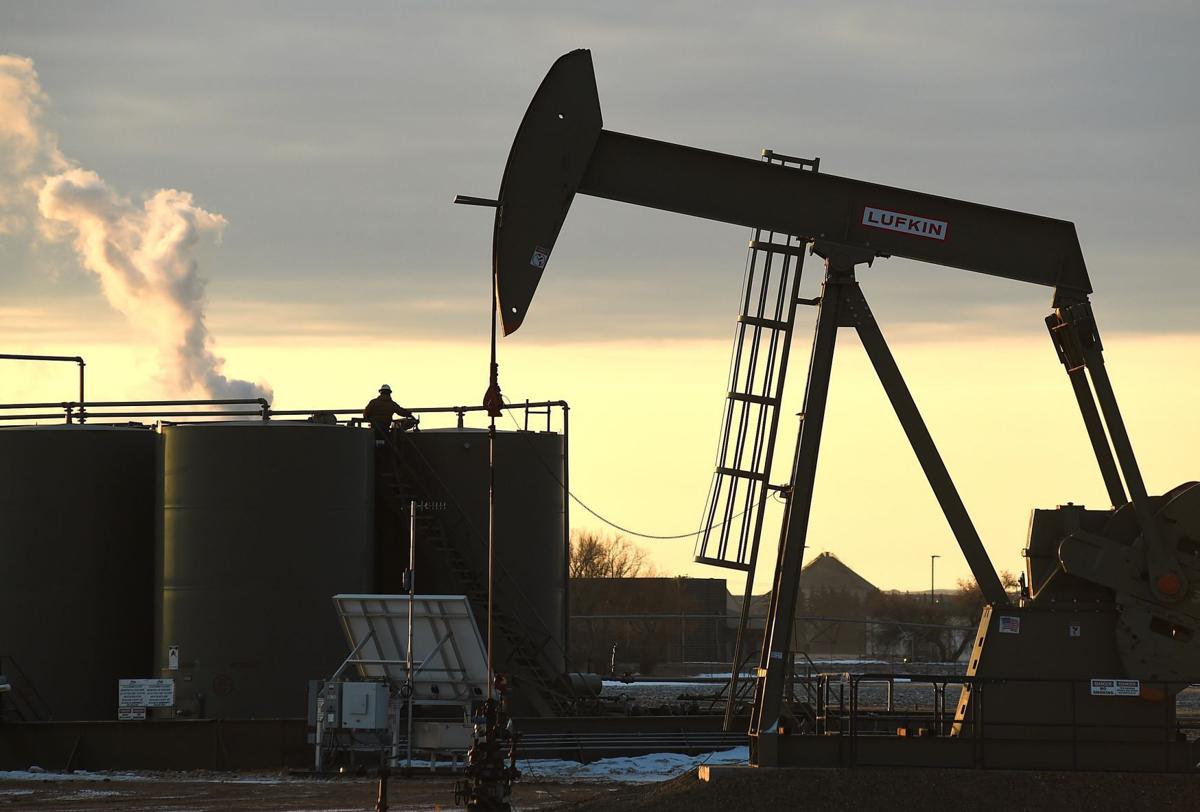 Bakken oil well