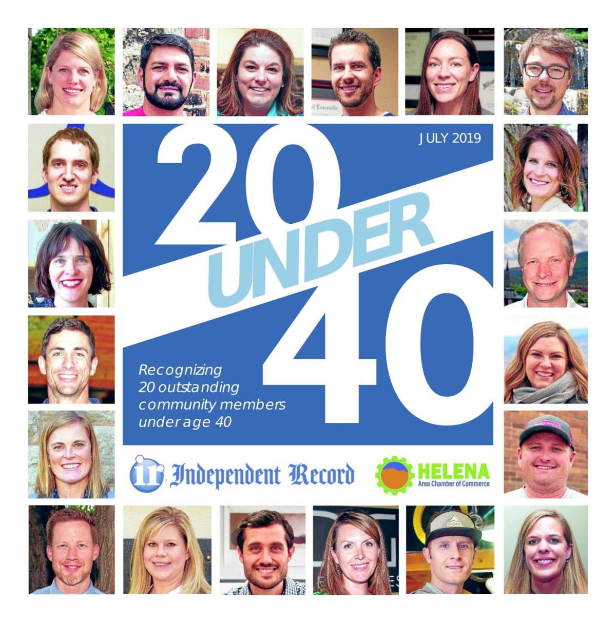 20 Under 40 - Recognizing 20 Outstanding Community Members Under Age 40 - July 2019