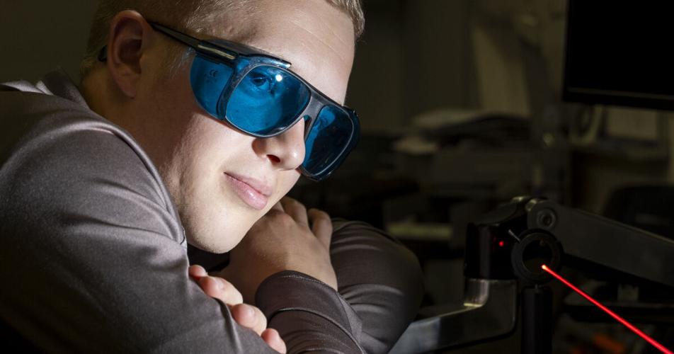 Hudson Bos pursues ‘ultimate goal’ at Gallatin College MSU with international photonics scholarship