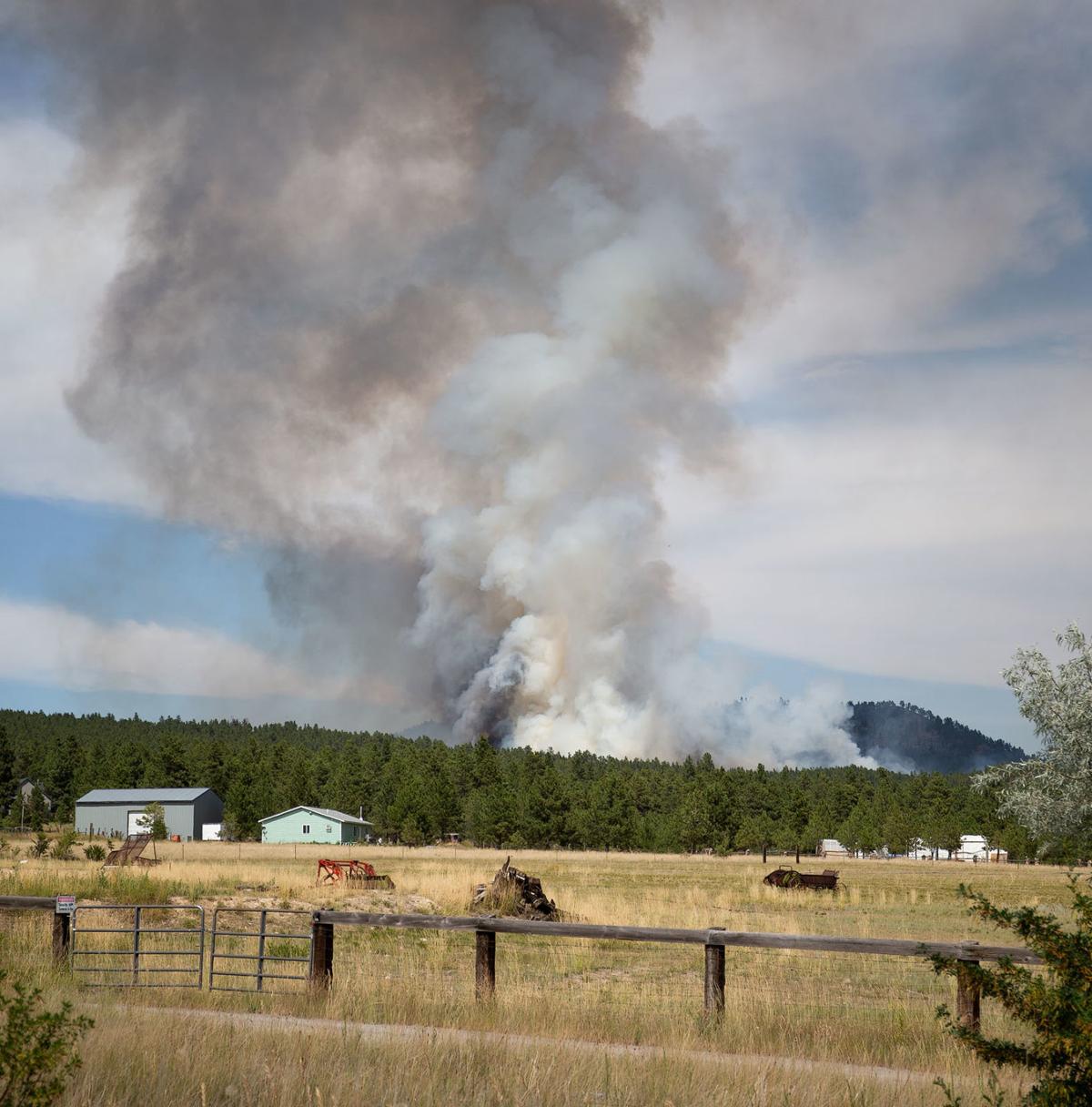 Evacuations in effect as fire continues north of Helena Local