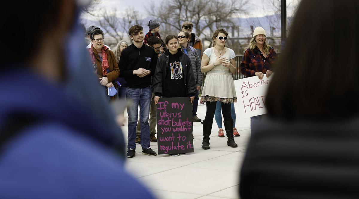 Abortion access rally in Helena