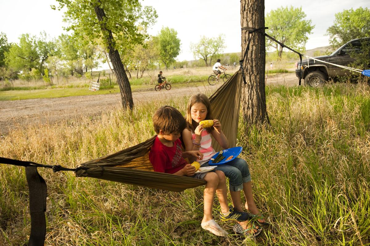 Family Fort Peck getaway is made complete with fishing, boating and campfire cooking
