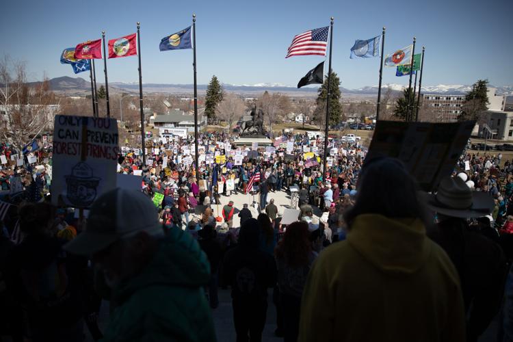 Hands Off! Indivisible Rally in Helena