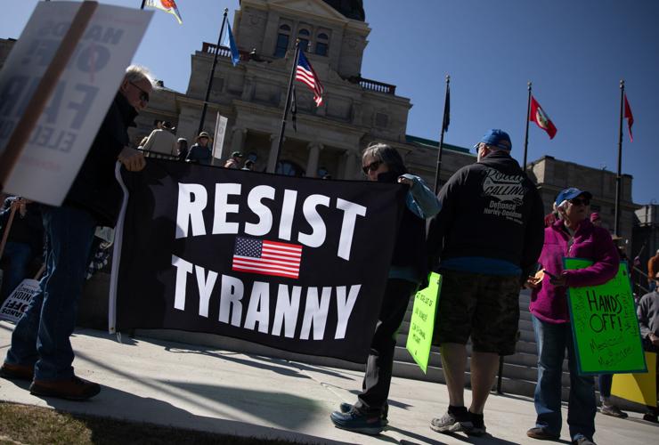 Hands Off! Indivisible Rally in Helena