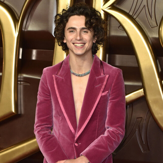 Walking Out of Wonka. Timothée Chalamet in a screenshot from…