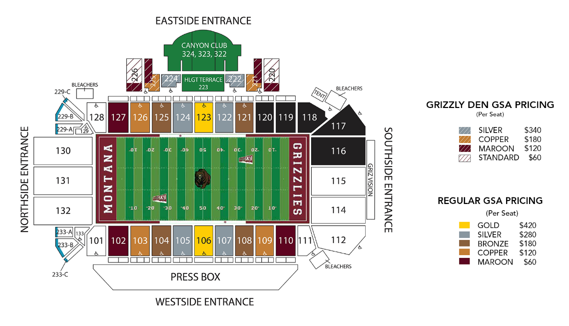 Surprise Stadium Seating Chart 