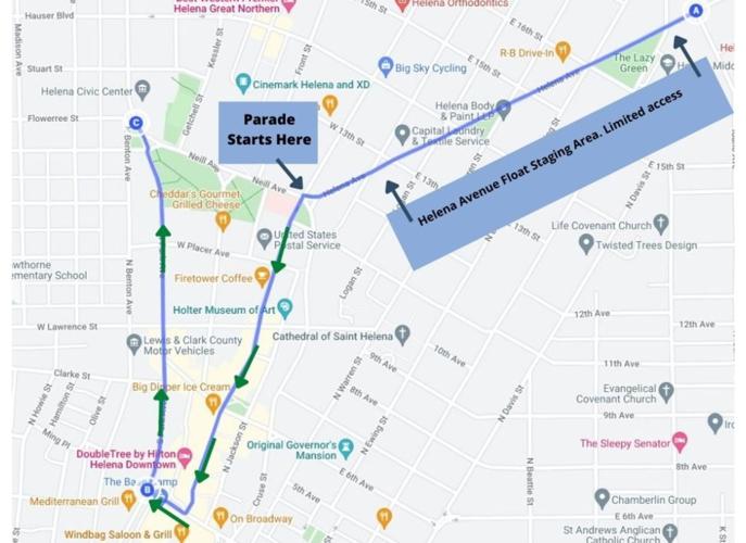 Vigilante Parade Map 2025