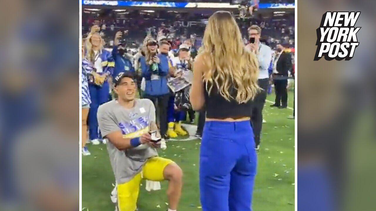 Instant Replay: Rams Safety Proposes To Girlfriend After Winning Super Bowl