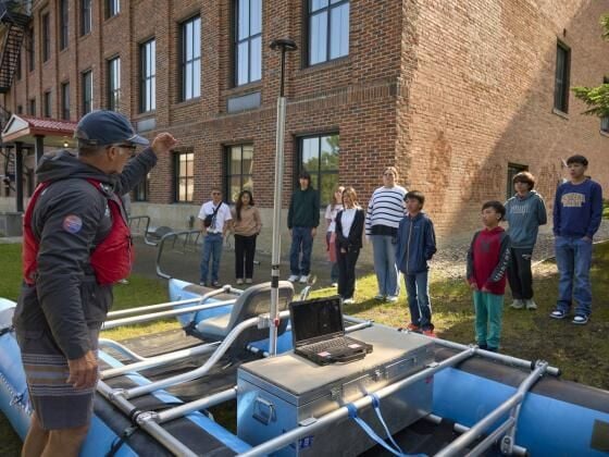 At MSU GIS Day, rural Montana students learn about mapping skills and career paths