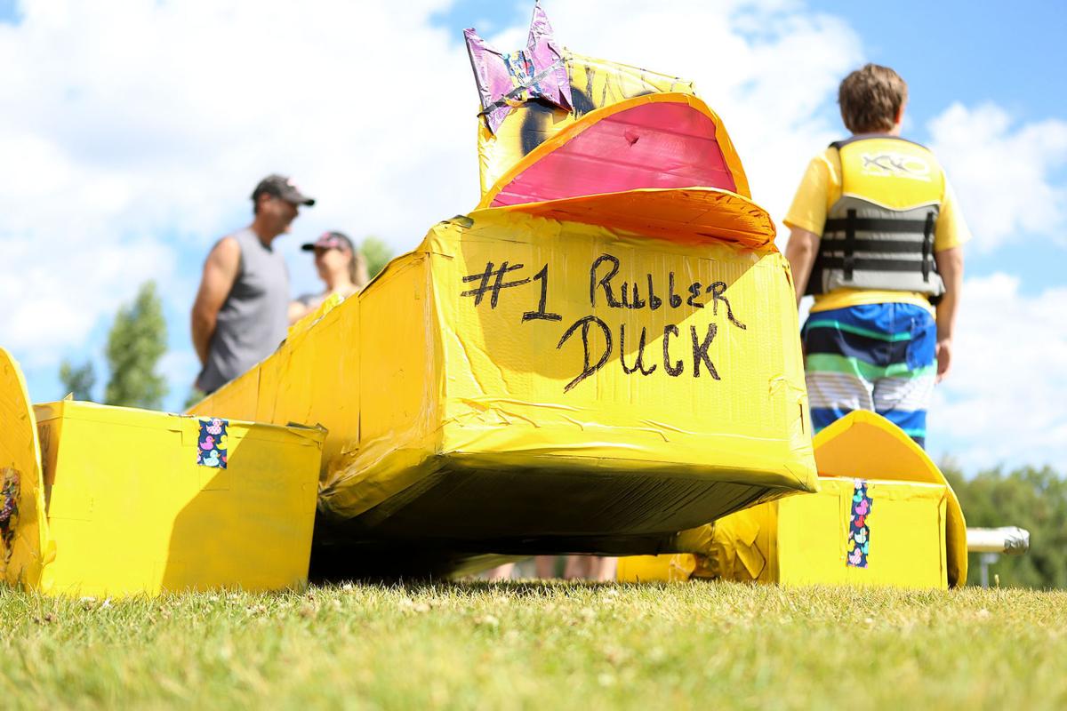 Cardboard Cup Regatta Out Of The Box Sinking Local Helenair Com