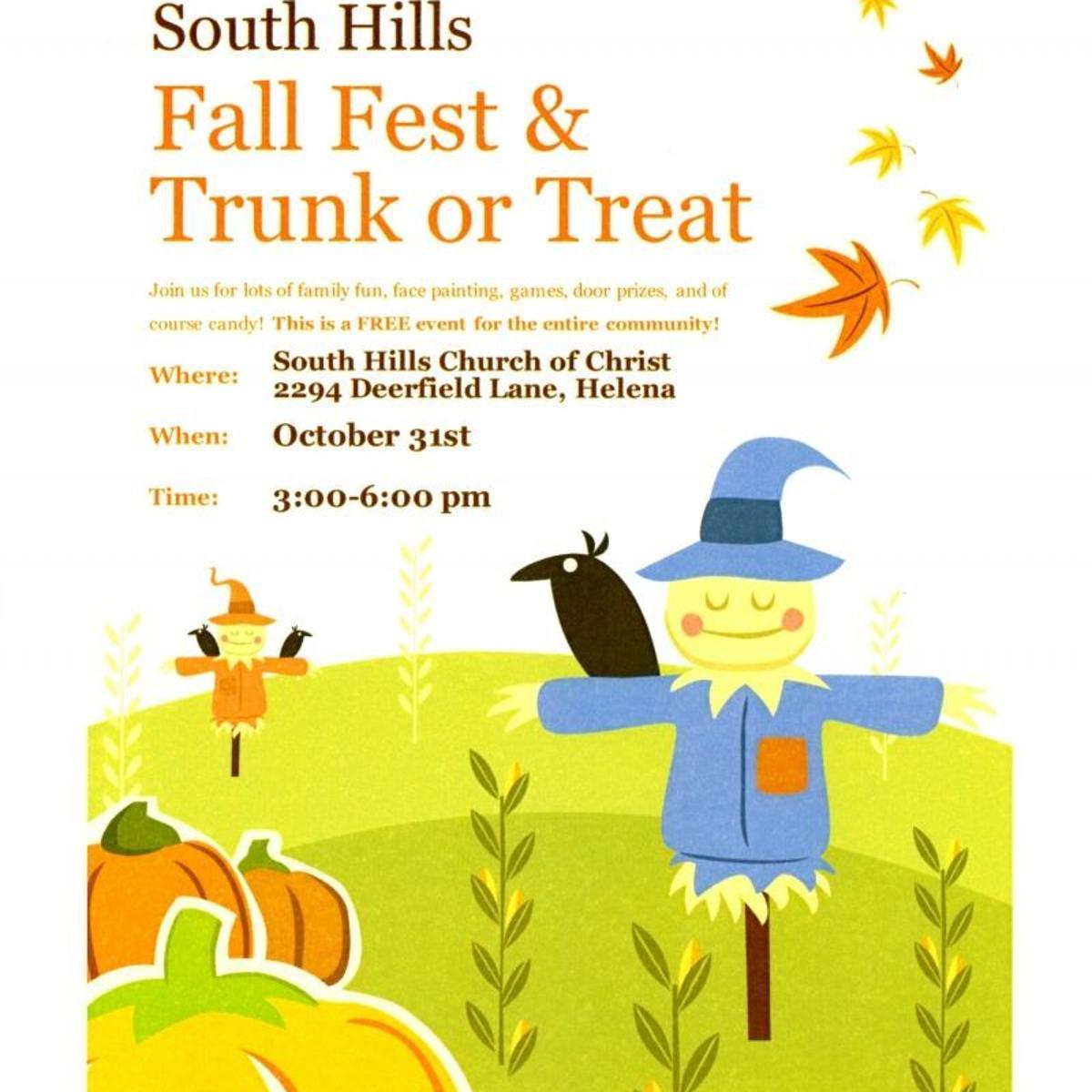 South Hills Fall Fest And Trunk Or Treat Helenair Com