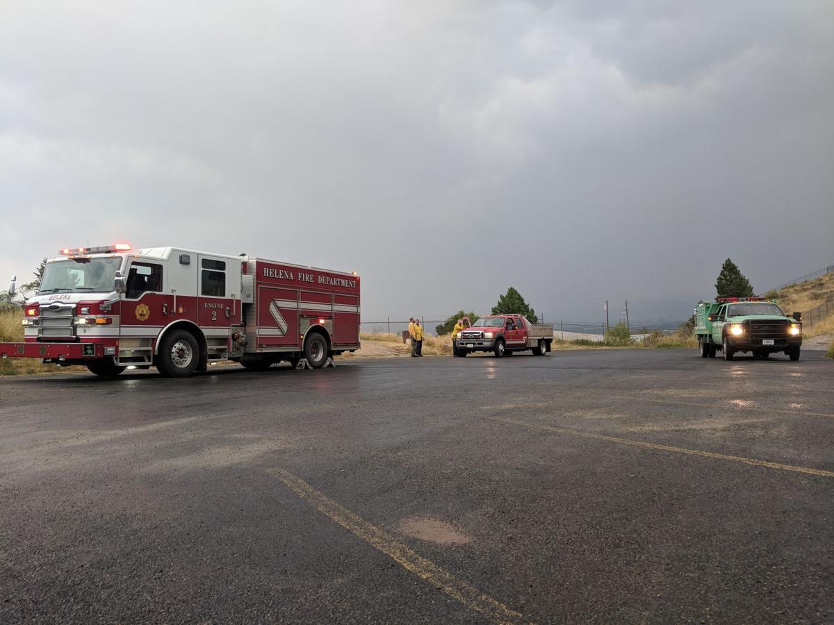 Fire crews respond to Mt. Helena for a call about smoke