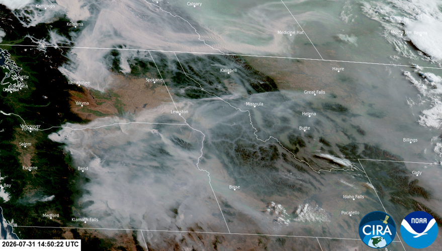 Wildfire Smoke Air Quality Update: July 31, 2026 at 9:30 a.m.