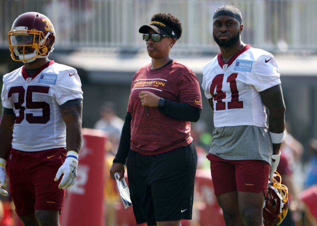 NFL hires Maia Chaka as 1st Black female on-field official - ABC News