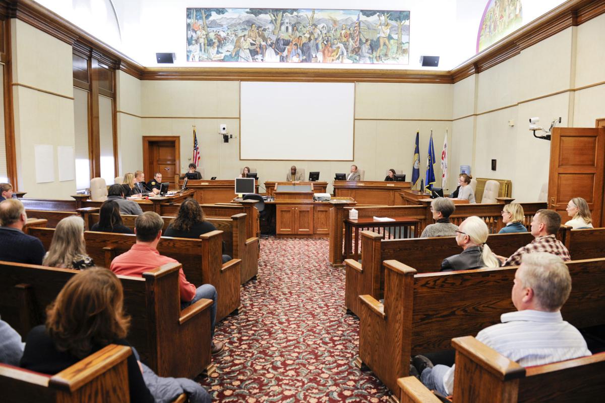 The Helena City Commission holds a special meeting