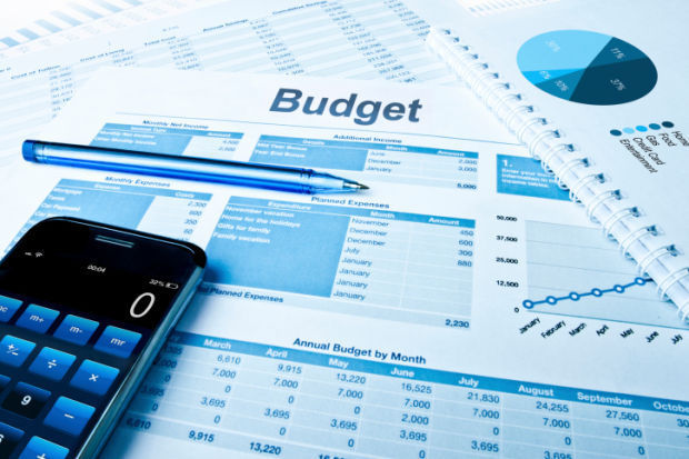 budget calculator stockimage accounting bills finance money